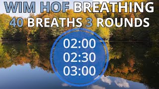 Wim Hof Guided Breathing Session  3 Rounds 40 Breaths Advanced Short No Talking [upl. by Culhert448]