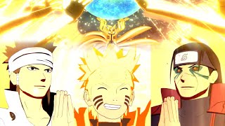 Naruto Storm Connections  Ashura Hashirama amp Naruto Team Ultimate Six Paths Shinsu Rasen Shuriken [upl. by Uno]