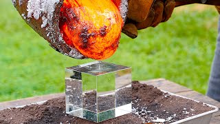 Molten Aluminum vs 𝘛 𝘏 𝘌 𝘊 𝘜 𝘉 𝘌 [upl. by Daryl401]