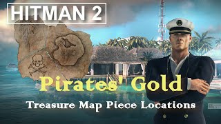 Hitman 2  Pirates Gold  Treasure Map Pieces  Haven [upl. by Nnylekoorb]