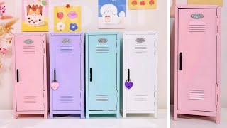 DIY Mini Locker  Cute Aesthetic Locker  Back to School DIY [upl. by Lewendal877]