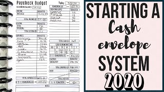 How To Start A Cash Envelope System 2020 FOR BEGINNERS [upl. by Betsey]