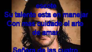 Ricardo Arjona Señora de las Cuatro Decadas con letra [upl. by Enitsuj]