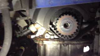 Chevy Aveo Timing Belt Idler Fail [upl. by Nyad]