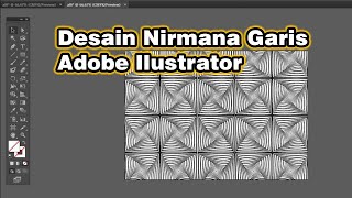 Desain Nirmana Garis Adobe Ilustrator [upl. by Hound]