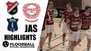 Highlights ”JAS” FagerhultMullsjö  Hovslätt InnebandyFloorball [upl. by Lacim727]