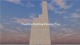 Tour of the Elevators  Thaddeus Building [upl. by Osner]