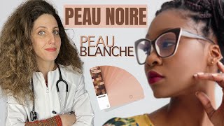 PEAU NOIRE vs PEAU BLANCHE  quelles différences  histologie physiologie anatomie [upl. by Alston812]