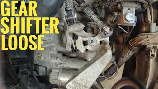 GEAR SHIFTER  SELECTOR LOOSE  ADJUSTMENT  CABLE  LUBRICATION  HOW TO  VW [upl. by Thurman698]