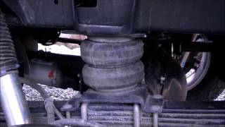 Firestone Air Bags on a Tundra  RideRite Air Helper [upl. by Quita]