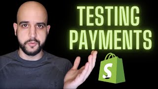 How to Test Payments In Shopify 2020 [upl. by Kerred]