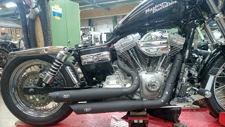 MCJ Klappenauspuff Harley Davidson Dyna [upl. by Dotti223]