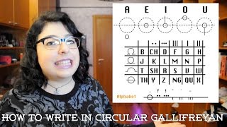 How To Write In Circular Gallifreyan  klairehumanoid [upl. by Heer]