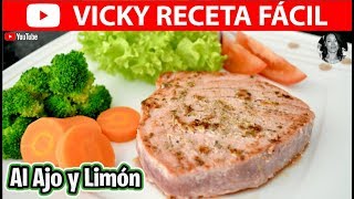 ATUN AL AJO Y LIMON  VickyRecetaFacil [upl. by Accisej]