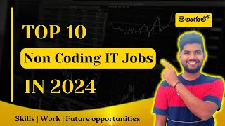 Top 10 No coding Software jobs in 2024 In Telugu [upl. by Hollenbeck]