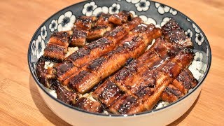 Japanese BBQ Eel Rice Unadon  John Dengis [upl. by Tnairb]