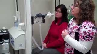 Pulmonary Function Test Demonstration [upl. by Enyr890]