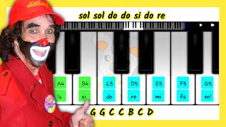 NOTAS de LAS MAÑANITAS CON CEPILLÍN en PIANO o MELÓDICA  TUTORIAL FÁCIL de PIANO con NoTiTaS [upl. by Rosmunda]