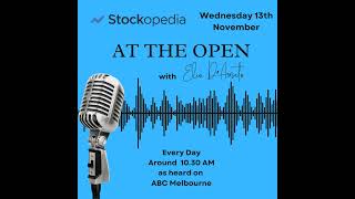 2024 Nov 13 at ASX At the Open The ASX is headed down for the third day in a row [upl. by Aneral]