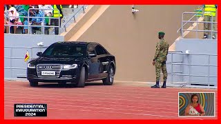 The arrival of Emmerson Mnangagwa President of Zimbabwe  KagameInauguration2024 [upl. by Wootan]