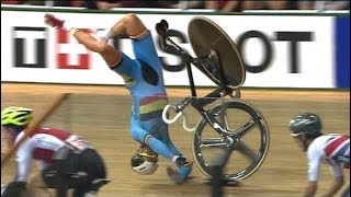 Les plus grosses chutes du cyclisme sur piste track cycling [upl. by Lowrance802]