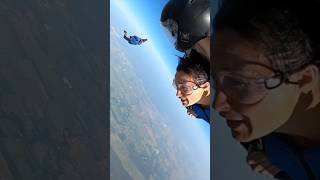 First skydive was terrifying POV of the jump Did this really happen short bucketlist moments [upl. by Kinny]