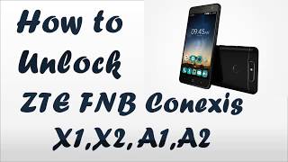 How to unlock ZTE FNB Conexis x1 x2 a1 a2 by code  All carrier [upl. by Imak]