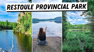 RESTOULE PROVINCIAL PARK  Tour Review amp Our Camping Experience [upl. by Aron435]