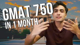 750 on the GMAT in 1 Month with FREE study plan PDF [upl. by Paige]