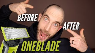 Philips Oneblade review  Scared to wet shave TRY THIS [upl. by Ebag]