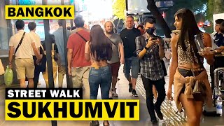 Sukhumvit  Evening Street Walk in Bangkok  4K  Asok • Nana • EmQuartier • Walking Tour Thailand [upl. by Aiouqahs]