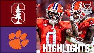 Stanford Cardinal vs Clemson Tigers  Full Game Highlights  ESPN College Football [upl. by Llehcnom]