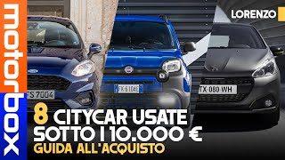 CITYCAR usate  8 modelli sotto i 10000 EURO [upl. by Pena]