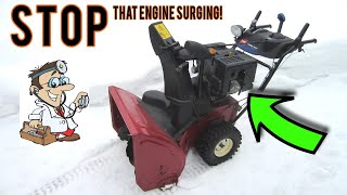 FIXING A Snowblower That Surges With Donyboy73 [upl. by Pasco989]