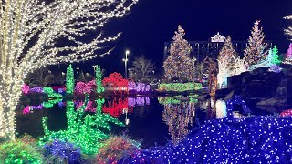 Christmas Lights Display 45 Minutes North Of Seattle Tulalip Casino Resort In Marysville 🎄 [upl. by Frankie]