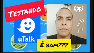 Utalk é bom para aprender Idiomas Fiz o teste [upl. by Keane8]