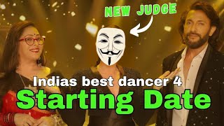 Indias best dancer season 4 Starting Date and Judges Name [upl. by Trembly]