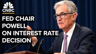 Federal Reserve Chair Powell speaks after Fed cuts interest rates by a quarter point —121824 [upl. by Brina221]