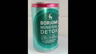 Empty Soda Can BORJOMI DETOX Mineral Water 150 ml Georgia 2021 Bottom Open [upl. by Nena501]