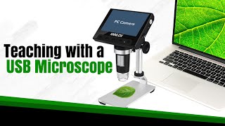 LCD Digital Microscope Review for Teachers  ANNLOV 43 Inch Digital Wireless USB Microscope [upl. by Eiram]