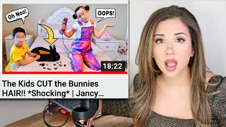 PET YOUTUBER REACTS THE JANCY FAMILY RABBIT CARE🤦🏽‍♀️ [upl. by Gnak53]