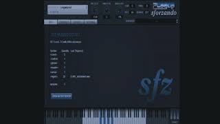 FREE VST SFORZANDO SOUND DEMOSOUNDFONT PLAYER [upl. by Andrej154]