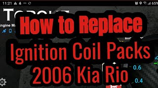 How to Replace Ignition Coil Packs for your 2006 Kia Rio [upl. by Ylime270]