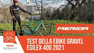 Merida eSilex 400 il test della bici elettrica gravel semplice e concreta [upl. by Rehpitsirhc]