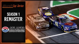 NASCAR StopMotion Miscraft Cup Series  S1 R4  Atlanta REMASTER [upl. by Jobe]