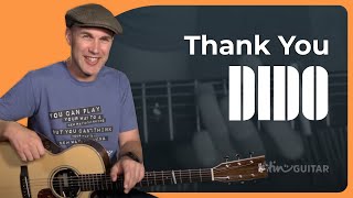 Thank You Guitar Lesson  Dido [upl. by Yrojram]