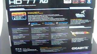 Review Gigabyte HD7770 OC [upl. by Enniroc650]