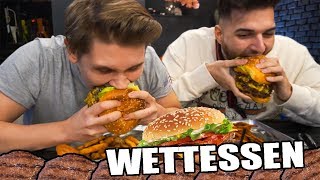 XXLBURGER WETTESSEN🍔🤤  APORED👟 VS EVANIJO🐷 [upl. by Nnailuj]