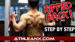 RIPPED Back Workout  InDepth Tips STEP BY STEP [upl. by Savdeep]