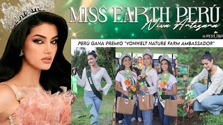 MISS EARTH PERÚ NIVA ANTEZANA  PERÚ GANA PREMIO quotVonwelt Nature FARM AMBASSADORquot  MISS EARTH 2024 [upl. by Udelle404]